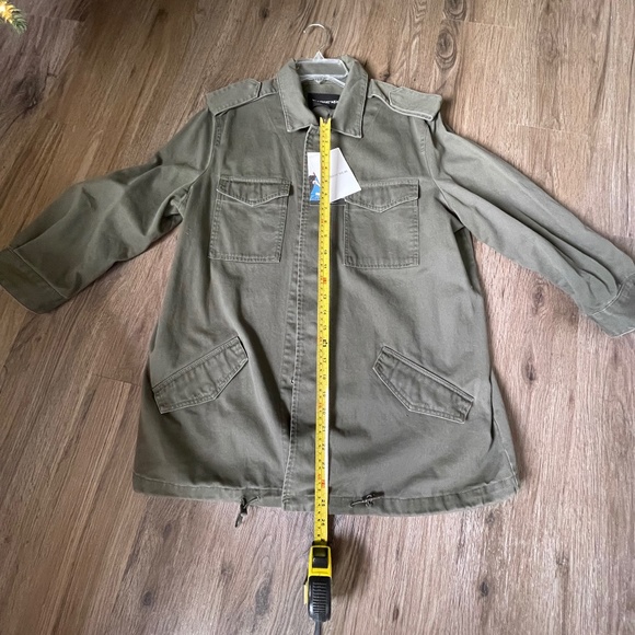 NWT Who What Wear Paris Green Utility Jacket Women's Large - Picture 10 of 16